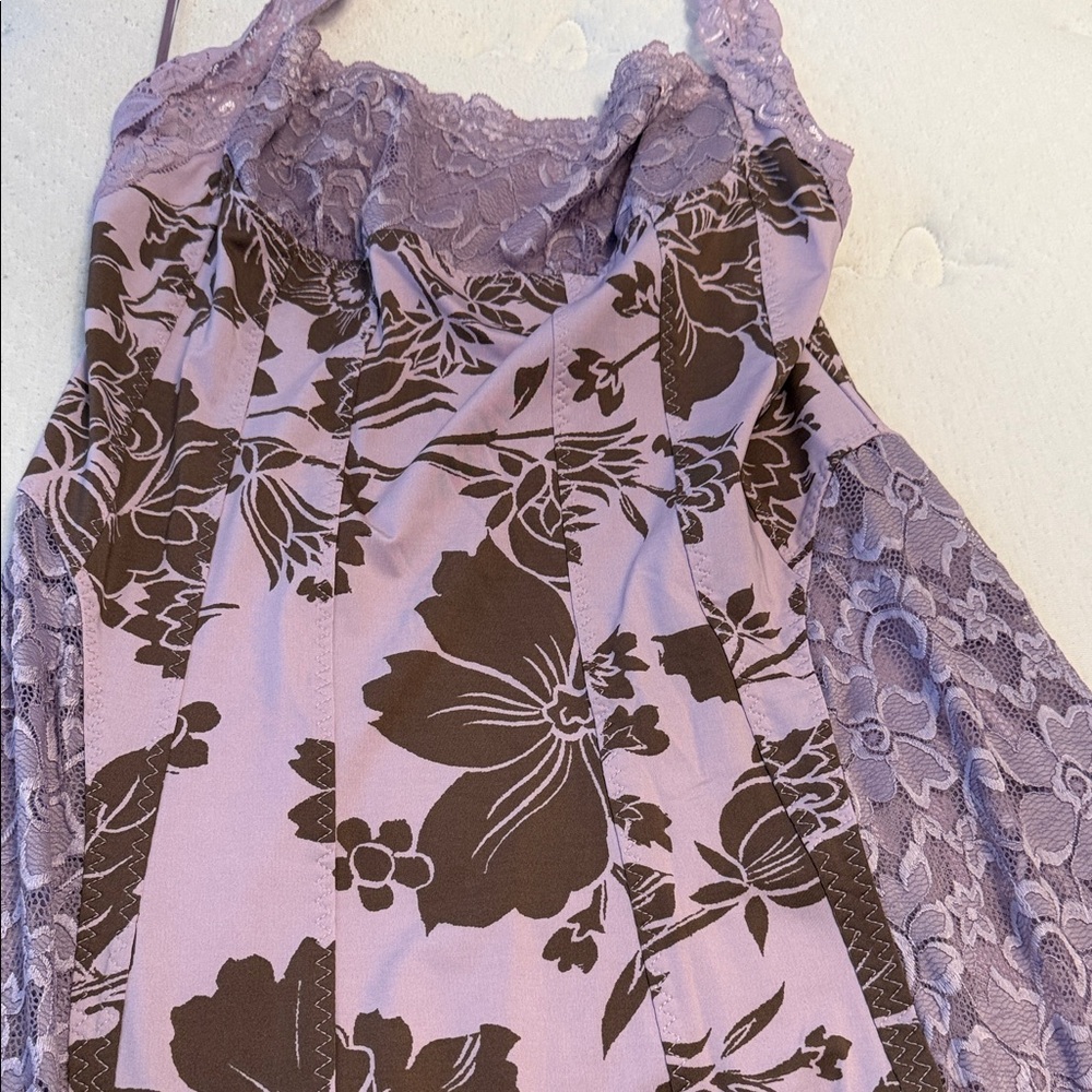 Free People lavender Floral Lace Slip Dress - Women Intimates